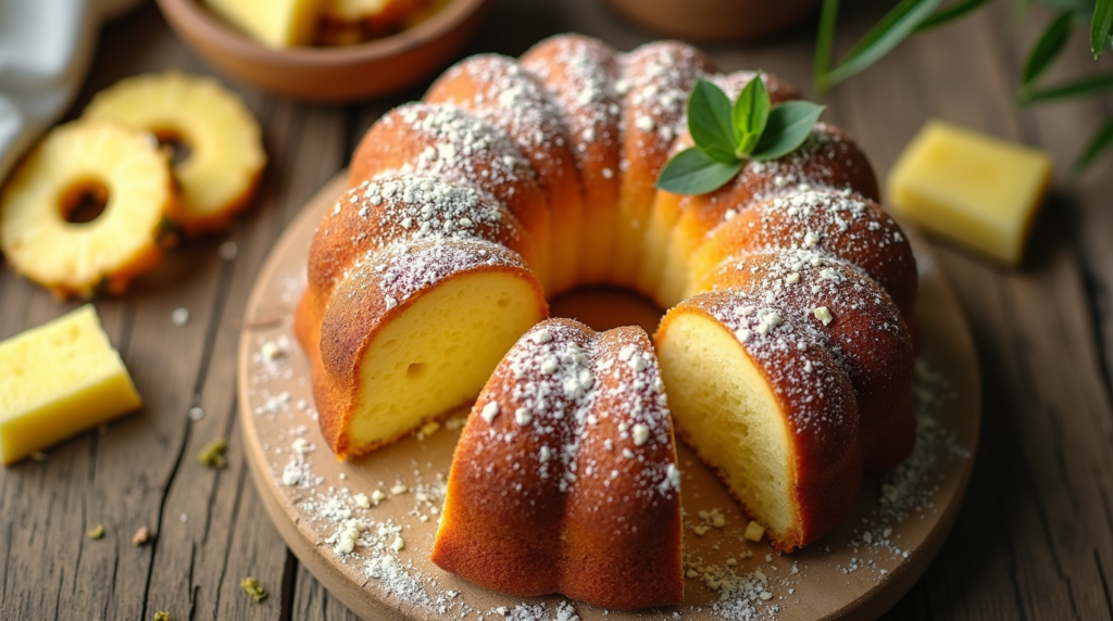 pineapple cake with cake mix