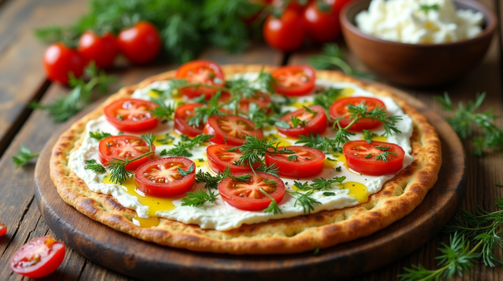 cottage cheese flatbread