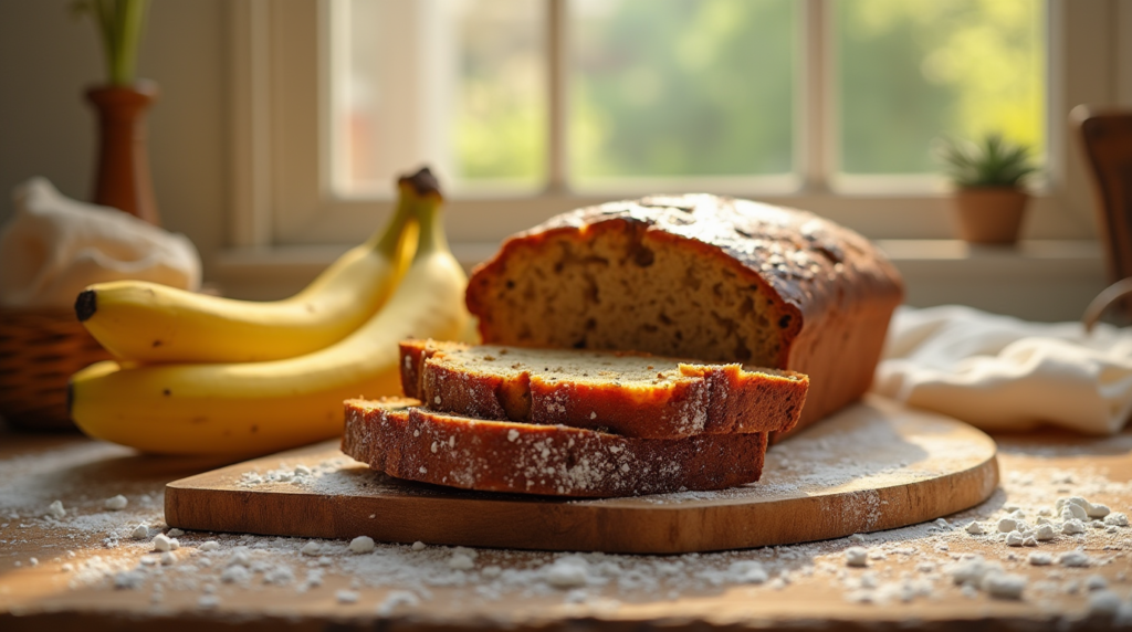 3 ingredient banana bread